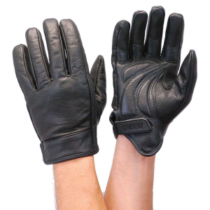 Premium First Classics Motorcycle Gloves w/Gel Pads #G132GELK