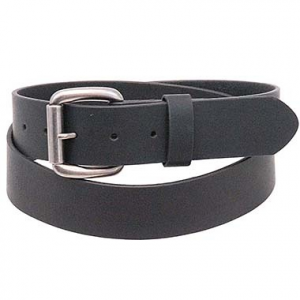 Comfortably Soft Premium Black Leather Belt With Removable Buckle #BT1800KK