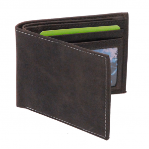 Vintage Black Bifold RFID Wallet w/Photo Insert #WM13010KID