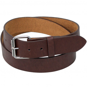 Plain Economy Brown Leather Belt - SPECIAL #BT011N