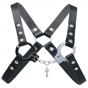 Unisex Handcuff Leather Harness #UM113HC