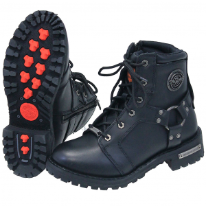 Women's 8 in Harness Zipper Boots #BL9302HLZK