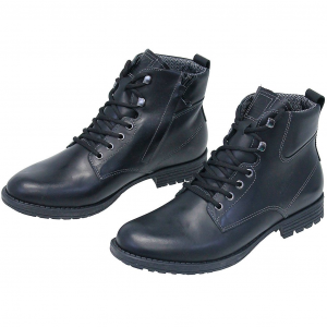 Mens Waterproof Leather Ankle Boots #BM077101WK