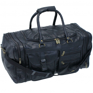 Extra Large Patch Leather Duffel Bag #P1533PK