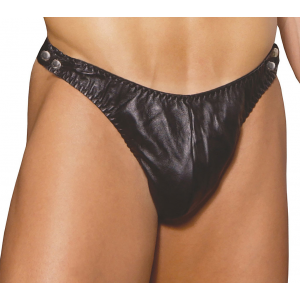 Men's Snap Away Leather Thong #UGM9139SNP