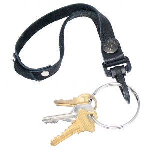 Leather Wrist Strap 2" Key Ring & Snap #KC22070XK