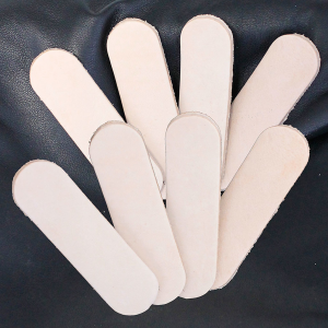 8 pcs 3 inch Natural 7-8 oz. Leather Tooling Blanks #ZTB3X58N