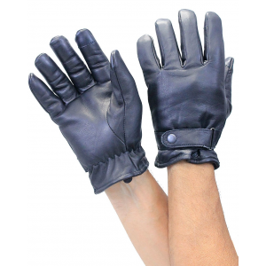 Soft Lambskin Leather Gloves Snap Cuff #G1229K