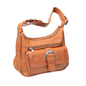 Light Brown Premium Leather Buckle Purse #P30021N