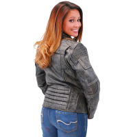 Women's Ultimate Vintage Vented Racer Jacket #LA68331VGY