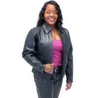 The Wanderer - Premium Buffalo Leather Jacket for Women #L38900
