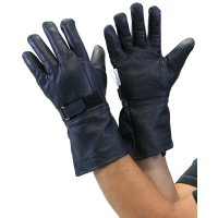 Soft Cuff Deerskin Gauntlet Motorcycle Gloves #G8250DEER