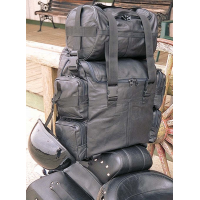 Extra Large 2 pc Leather Sissy Bar Pack / Backpack #SBX306X