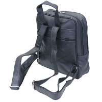 Tablet Size Black Leather Small Backpack #BP33070K