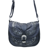 Stud and Snake Inlay Leather Purse #P9749SNAK