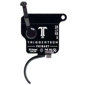 TriggerTech Remington Model 7 RH Single Stage Blk/Blk Curved lbs Trigger