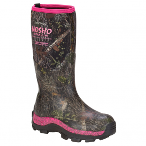 Dryshod Women's NoSho Ultra Hunt Hi Size Camo/Pnk Outdoor Sport Boots