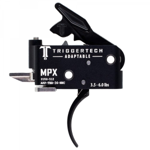 TriggerTech Sig Sauer MPX Two Stage Adaptable Black 3.5-6.0 lbs Trigger