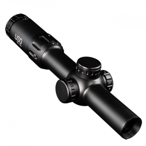 US Optics TS 30 mm Tube; Digital Red FFP JNG MIL Reticle Riflescope TS-6X