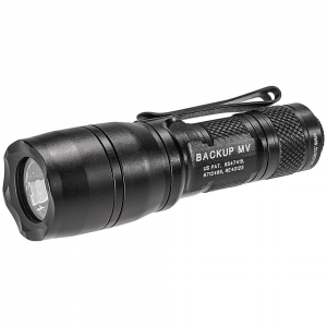 SureFire E1B Backup 5/400 LU MaxVision Beam LED Black Flashlight E1B-MV