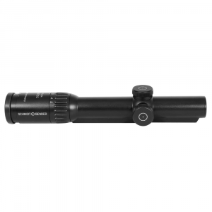 Schmidt Bender 1.1-5x24 Stratos LMC Rail Mount 1.5cm cw Posicon (CHOOSE YOUR LIGHT) Black Riflescope
