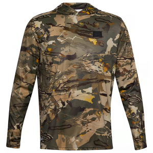 Under Armour Whitetail Iso-Chill Brush Line Hoodie UA Forest All Season Camo/Black
