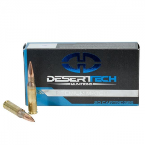 Desert Tech DTM .308 Win 175gr Match Ammunition Case 400rds DTM-308175-CS