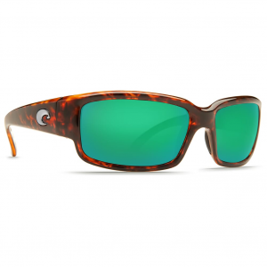 Costa Tortoise Frame Sunglasses w/Green Mirror 580G Lenses