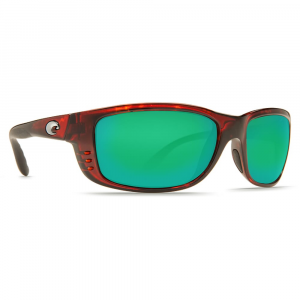 Costa Tortoise Frame Sunglasses w/Green Mirror 580P Lenses