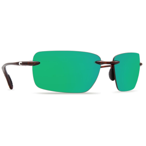 Costa Tortoise Frame Sunglasses w/Green Mirror 580P Lenses