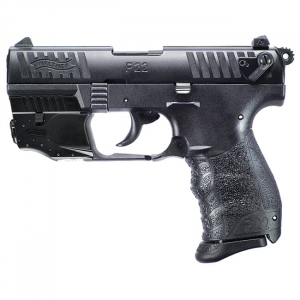 Walther P22Q .22lr Black Laser Set 10 round Pistol w/ 2 Magazines 5120729