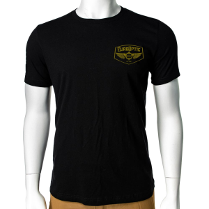 EuroOptic Brand T-Shirt Operator Black SS 2X-Large EO-TEE-6210-BLK-OP-2XL