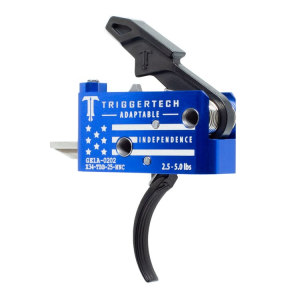 TriggerTech Special Edition Independence Day AR15 Adaptable Curved Blue Two Stage Trigger X34-TBB-25-NNC