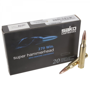 Sako Super Hammerhead .270 Win 130gr Ammunition Case of 200 C621436BSA10X