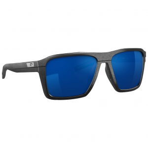Costa Antille Net Black Frame Sunglasses w/Blue Mirror 580G Lenses 06S9083-90830158