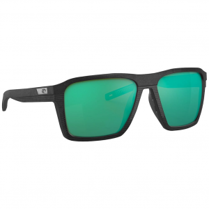 Costa Antille Net Black Frame Sunglasses w/Green Mirror 580G Lenses 06S9083-90830358