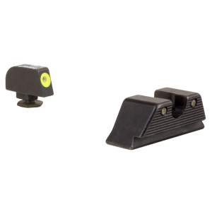 Trijicon HD XR Yellow Front/MOS Fit Rear Night Sight Set for Standard Frame Glock Models GL614-C-601091
