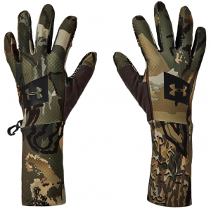 Under Armour Men's SC Hunt Glove Liner UA Forest 2.0 Camo/Tmbr/Blk