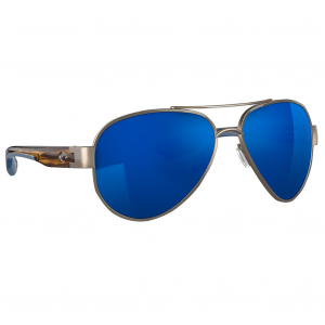 Costa South Point Golden Pearl Frame Sunglasses w/Blue Mirror 580P Lenses 06S4010-40103759