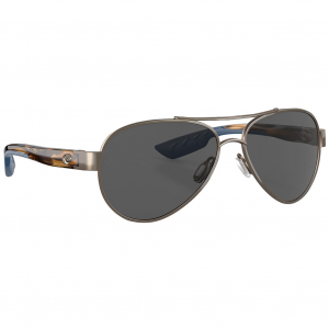 Costa Loreto Golden Pearl Frame Sunglasses w/Gray 580P Lenses 06S4006-40063356