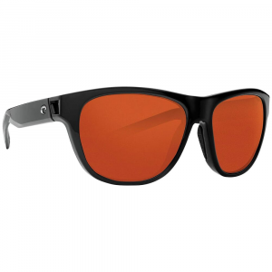 Costa Bayside Shiny Black Sunglasses w/Copper 580P Lenses 06S9015-90151956