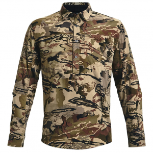 Under Armour Backwoods CH1 Henley Shirt UA Barren Camo/Blk 3XL 1356287-999001
