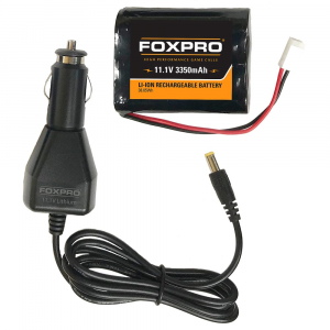 FOXPRO Extended Capacity 3350mAh Battery & Car Charger EXTBATTCHG