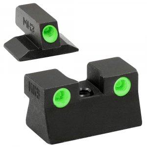 Meprolight Tru-Dot Remington R1 (NOT Enhanced) Green/Green Fixed Pistol Sight Set 140403101