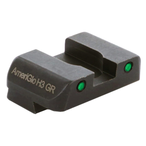 Ameriglo Pro Green Tritium 2-Dot w/Black Outlines .272