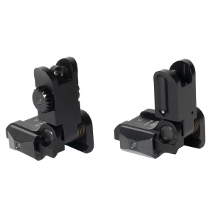 Geissele BUIS Folding Front and Rear Sight Black 05-1154B