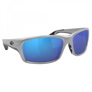 Costa Jose Pro Silver Metallic Frame Sunglasses w/Blue Mirror 580G Lenses 06S9106-91060662