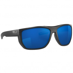 Costa Santiago Net Black Frame Sunglasses w/Blue Mirror 580G Lenses 06S9085-90850163