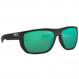 Costa Santiago Net Black Frame Sunglasses w/Green Mirror 580G Lenses 06S9085-90850263