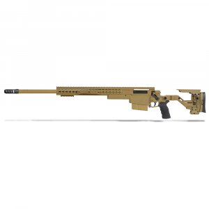Accuracy International AXSR Folding Left Hand Rifle .300 Norma Mag Dark Earth 27" 3/4"-24 w/Brake SR30N27MLHDE